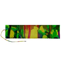 Abstract-vibrant-colour-botany Roll Up Canvas Pencil Holder (l) by Ket1n9