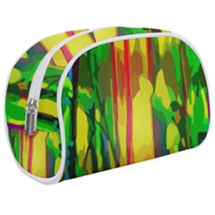 Abstract-vibrant-colour-botany Make Up Case (medium) by Ket1n9