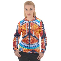 Tie Dye Peace Sign Women s Overhead Hoodie by Ket1n9