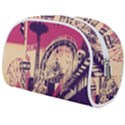 Pink City Retro Vintage Futurism Art Make Up Case (Medium) View2