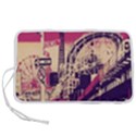 Pink City Retro Vintage Futurism Art Pen Storage Case (M) View1