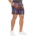 Pretty Peacock Feather Men s Runner Shorts View2