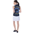 Stained Glass Rose Window In France s Strasbourg Cathedral Women s Sleeveless Polo T-Shirt View2