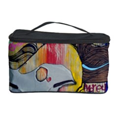 Graffiti-mural-street-art-painting Cosmetic Storage Case by Ket1n9