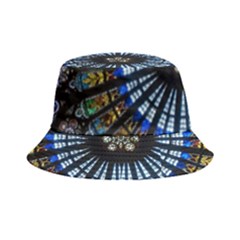 Stained Glass Rose Window In France s Strasbourg Cathedral Bucket Hat by Ket1n9