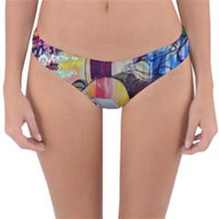 Graffiti-mural-street-art-painting Reversible Hipster Bikini Bottoms by Ket1n9