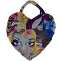 Graffiti-mural-street-art-painting Giant Heart Shaped Tote View1