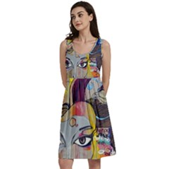 Graffiti-mural-street-art-painting Classic Skater Dress by Ket1n9