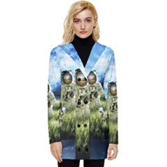 Astronaut Button Up Hooded Coat  by Ket1n9