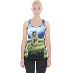 Astronaut Piece Up Tank Top by Ket1n9