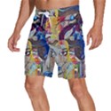 Graffiti-mural-street-art-painting Men s Beach Shorts View2