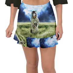 Astronaut Fishtail Mini Chiffon Skirt by Ket1n9