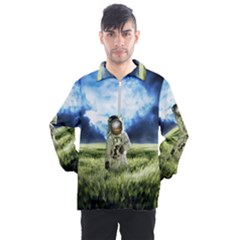 Astronaut Men s Half Zip Pullover by Ket1n9