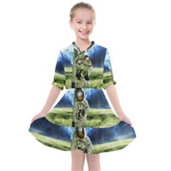 Astronaut Kids  All Frills Chiffon Dress by Ket1n9