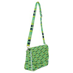 Alien Pattern- Shoulder Bag With Back Zipper by Ket1n9