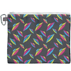 Alien Patterns Vector Graphic Canvas Cosmetic Bag (xxxl) by Ket1n9