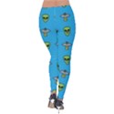 Alien Pattern Velvet Leggings View2