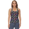 Alien Patterns Vector Graphic Basic Halter Top View1