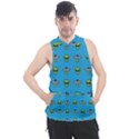 Alien Pattern Men s Sleeveless Hoodie View1