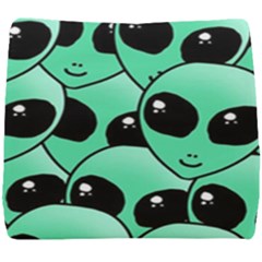 Art Alien Pattern Seat Cushion by Ket1n9