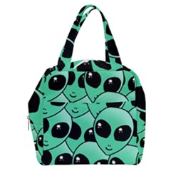 Art Alien Pattern Boxy Hand Bag by Ket1n9