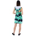 Art Alien Pattern Racer Back Hoodie Dress View2