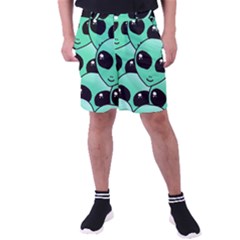 Art Alien Pattern Men s Pocket Shorts by Ket1n9