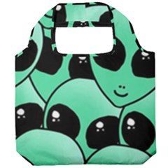 Art Alien Pattern Foldable Grocery Recycle Bag by Ket1n9