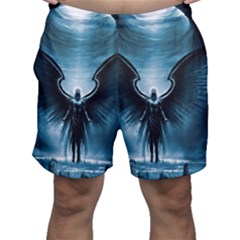 Rising Angel Fantasy Men s Shorts by Ket1n9