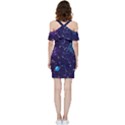 Realistic-night-sky-poster-with-constellations Shoulder Frill Bodycon Summer Dress View4