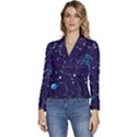 Realistic-night-sky-poster-with-constellations Women s Long Sleeve Revers Collar Cropped Jacket View1