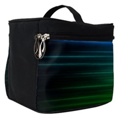 Blue And Green Lines Make Up Travel Bag (small) by Ket1n9