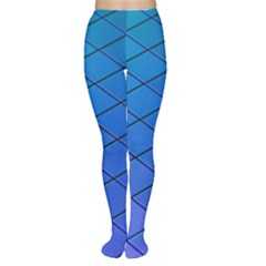 Blue Pattern Plain Cartoon Tights by Ket1n9