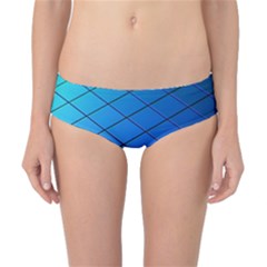 Blue Pattern Plain Cartoon Classic Bikini Bottoms by Ket1n9