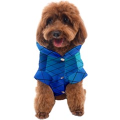 Blue Pattern Plain Cartoon Dog Coat by Ket1n9