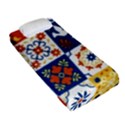 Mexican-talavera-pattern-ceramic-tiles-with-flower-leaves-bird-ornaments-traditional-majolica-style- Fitted Sheet (Single Size) View2