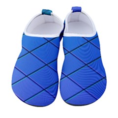 Blue Pattern Plain Cartoon Men s Sock-style Water Shoes by Ket1n9