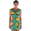 Taco-drawing-background-mexican-fast-food-pattern Wrap Front Bodycon Dress View1