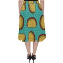 Taco-drawing-background-mexican-fast-food-pattern Classic Midi Skirt View2