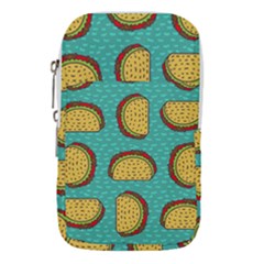 Taco-drawing-background-mexican-fast-food-pattern Waist Pouch (small) by Ket1n9