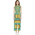 Taco-drawing-background-mexican-fast-food-pattern Women s Frill Top Chiffon Jumpsuit View1