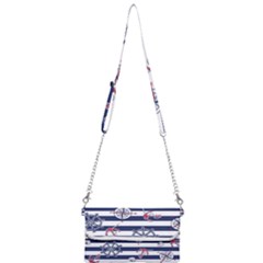 Seamless-marine-pattern Mini Crossbody Handbag by Ket1n9