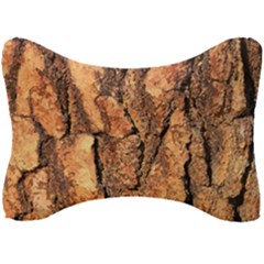 Bark Texture Wood Large Rough Red Wood Outside California Seat Head Rest Cushion by Ket1n9