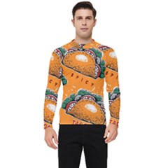 Seamless-pattern-with-taco Men s Long Sleeve Rash Guard by Ket1n9