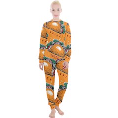 Seamless-pattern-with-taco Women s Lounge Set by Ket1n9