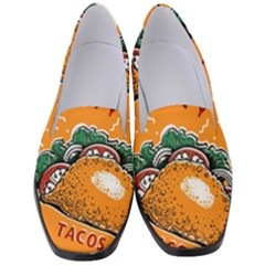 Seamless-pattern-with-taco Women s Classic Loafer Heels by Ket1n9