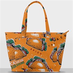 Seamless-pattern-with-taco Back Pocket Shoulder Bag  by Ket1n9