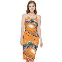 Seamless-pattern-with-taco Bodycon Cross Back Summer Dress by Ket1n9