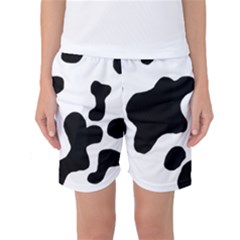 Cow Pattern Women s Basketball Shorts by Ket1n9