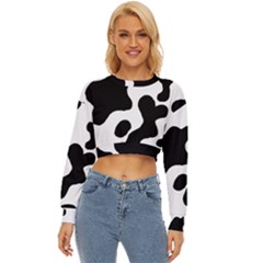 Cow Pattern Lightweight Long Sleeve Sweatshirt by Ket1n9